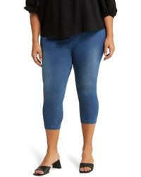 Lyssé - Ntials Denim Capri Leggings - Lyst