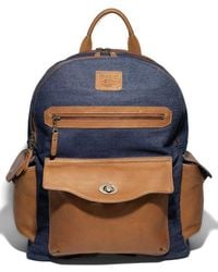 Will Leather Goods - Canvas & Leather Backpack - Lyst