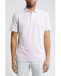 Peter Millar - Crown Crafted Albatross Cotton Blend Pique Polo - Lyst