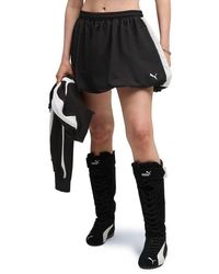 PUMA - T7 Bubble Hem Skirt - Lyst
