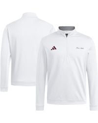 adidas - Texas A&M Aggies Elevated Quarter-Zip Jacket - Lyst