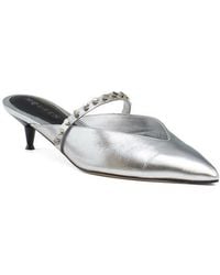 McQueen - City Pointed Toe Mary Jane Mule - Lyst