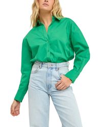 Grey Lab - Oversize Cotton Button-Up Shirt - Lyst