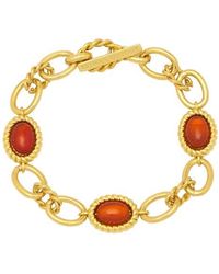 Estella Bartlett - Chunky Semiprecious Stone Chain Bracelet - Lyst