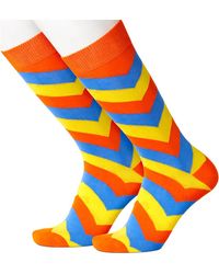 Beau Ties of Vermont - Chevron Socks - Lyst