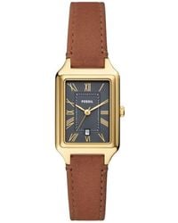 Fossil - Raquel Leather Strap Watch, 23Mm - Lyst
