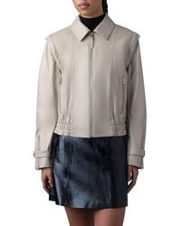 Mackage - Amoree 2-in-1 Paneled Leather Jacket - Lyst
