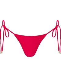 Sunkissed - Le Triangle Tie Side Pattern Bikini Bottom - Lyst