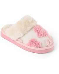 Minnetonka - Kids' Flower Scuff Slipper - Lyst