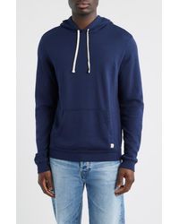 Marine Layer - Cotton Blend French Terry Pullover Hoodie - Lyst