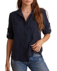 Bella Dahl - Split Back Button-Up Shirt - Lyst