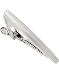 Link Up - Two Tone Matte Shiny Tie Bar Cufflinks And Stud Sets - Lyst