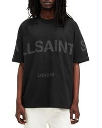 AllSaints - Biggy Logo Graphic T-Shirt - Lyst