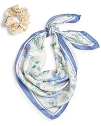 Treasure & Bond - 4-Piece Scrunchie & Square Scarf Set - Lyst