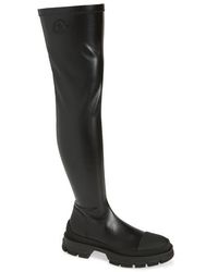 Moncler - Hevea Over The Knee Boot - Lyst