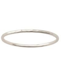 MADE BY MARY - Hammered Stacking Ring - Lyst