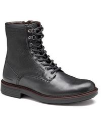 Johnston & Murphy - Latham Plain Toe Combat Boot - Lyst