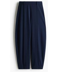 H&M - Jersey Barrel-Leg Pants - Lyst