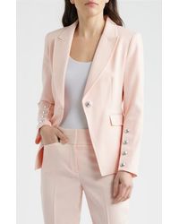 Tahari - One-Button Blazer - Lyst