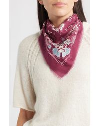 Treasure & Bond - Floral Embroidered Bandana - Lyst