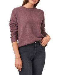 Vince Camuto - Exposed Seam Crewneck Sweater - Lyst