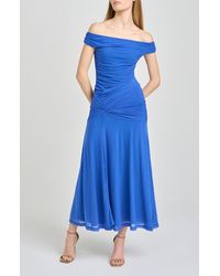 Wayf - Margaux Off The Shoulder Ruched Dress - Lyst