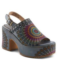 Spring Step - Stevienix Slingback Platform Sandal - Lyst