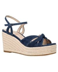 Pelle Moda - Elbie Espadrille Ankle Strap Platform Wedge Sandal - Lyst