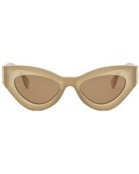 Fendi - Ff Diamonds 52Mm Cat Eye Sunglasses - Lyst
