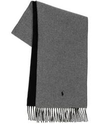 Polo Ralph Lauren - Classic Double Faced Recycled Wool Scarf - Lyst