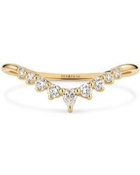 DEVATA - Chevron Lab Grown Diamond Ring - Lyst