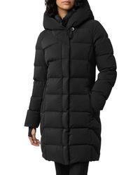 SOIA & KYO - Sonny Water Repellent 700 Fill Power Down Hooded Coat - Lyst
