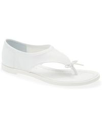 Sandy Liang - Clark Bow Thong Sandal - Lyst