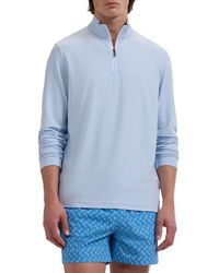 Bugatchi - Mélange Quarter Zip Pullover - Lyst