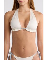 PacSun - Cecilia Star Charm Triangle Bikini Top - Lyst