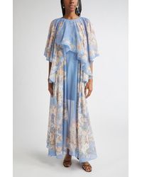 Zimmermann - Cascadian Tiered Georgette Maxi Dress - Lyst