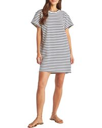 Splendid - Whitney Stripe T-shirt Dress - Lyst