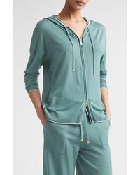 Eleventy - Avalon Travel Merino Wool Full Zip Hoodie - Lyst