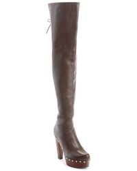 Chloé - Lola Platform Over The Knee Boot - Lyst