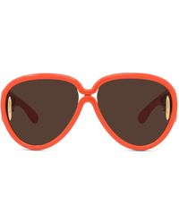 Loewe - X Paula's Ibiza 65mm Oversize Pilot Sunglasses - Lyst