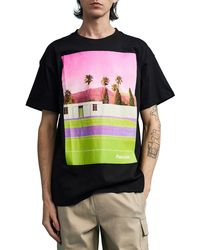 Paterson - Palm Springs Court Graphic T-shirt - Lyst