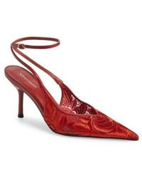 Jeffrey Campbell - Exec Ankle Strap Pointed Toe Pump - Lyst