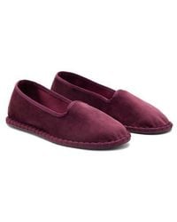 Mango - Velour Loafer - Lyst