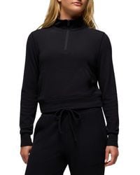 Prana - Willow West Crop Half-Zip Sweatshirt - Lyst