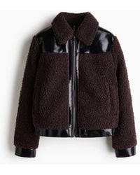 H&M - Teddy Jacket - Lyst