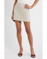 Open Edit - Icon Twill Midrise Mini Skort - Lyst