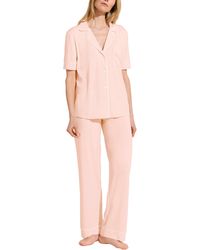Eberjey - Gisele Short Sleeve Jersey Knit Pajamas - Lyst