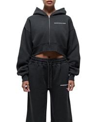 Good For Nothing - Vintage Crop Zip Hoodie - Lyst