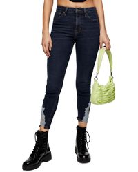 topshop ripped skinny jeans