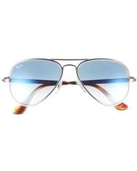 Ray-Ban - Max Aviator 58Mm Gradient Pilot Sunglasses - Lyst